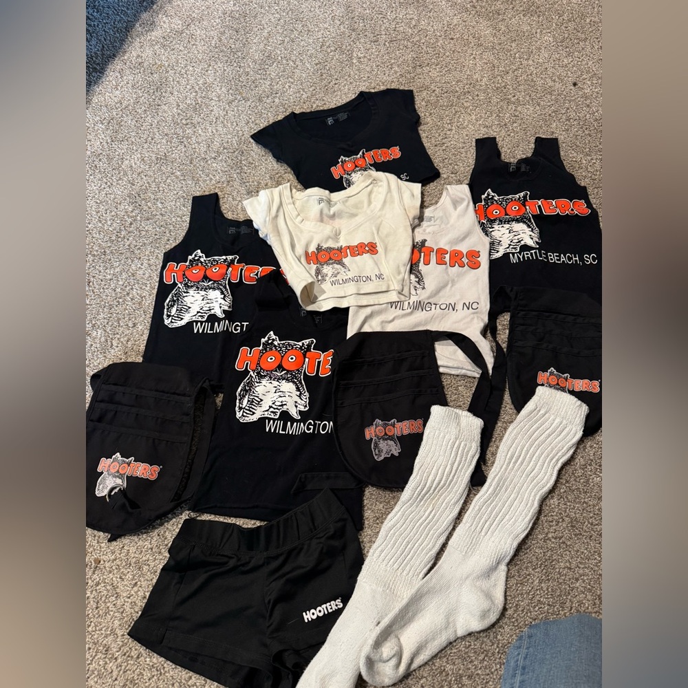 Authentic Hooters Girl Uniform Bundle